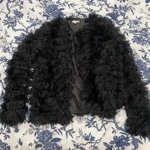 Black Fringe Jacket